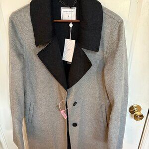 Belle & Bloom Lexington Two-Tone Wool Blend Coat - Size Large (NWT)